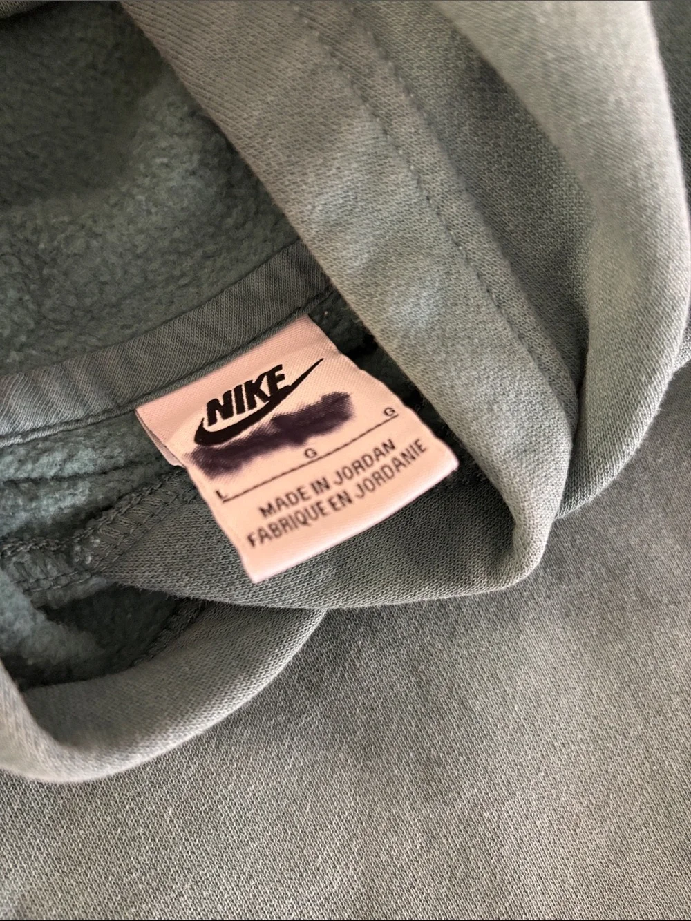 Nike Green Pullover Hoodie kids large